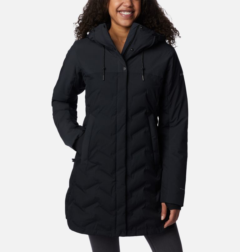Thumbnail: Women's Mountain Croo II Mid Down Jacket, Color: Black, image 1