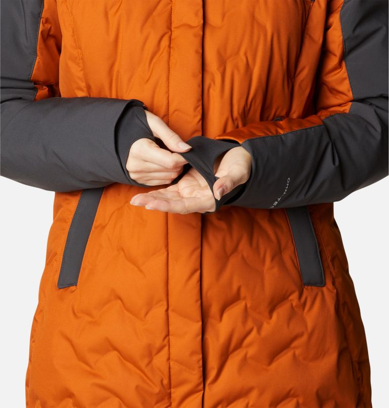 Manteau mi-long Mountain Croo II Femme, Color: Shark, Warm Copper, image 7