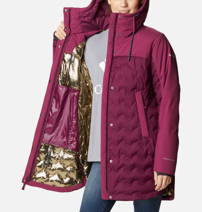 Thumbnail: Women's Mountain Croo II Mid Down Jacket, Color: Marionberry, image 5