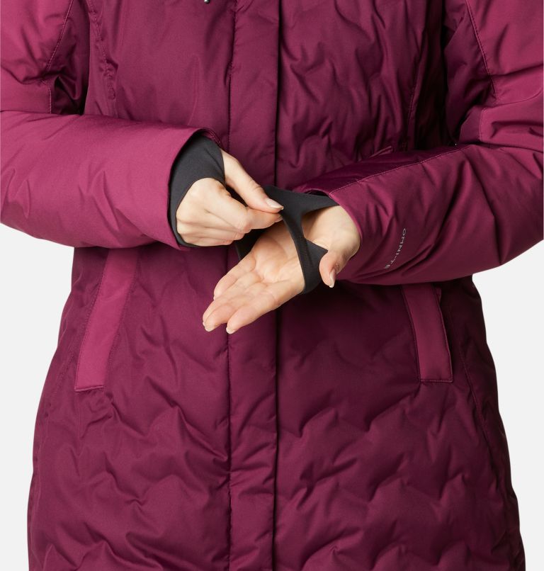Thumbnail: Mountain Croo II Mid Down Jacket | 616 | XS, Color: Marionberry, image 7