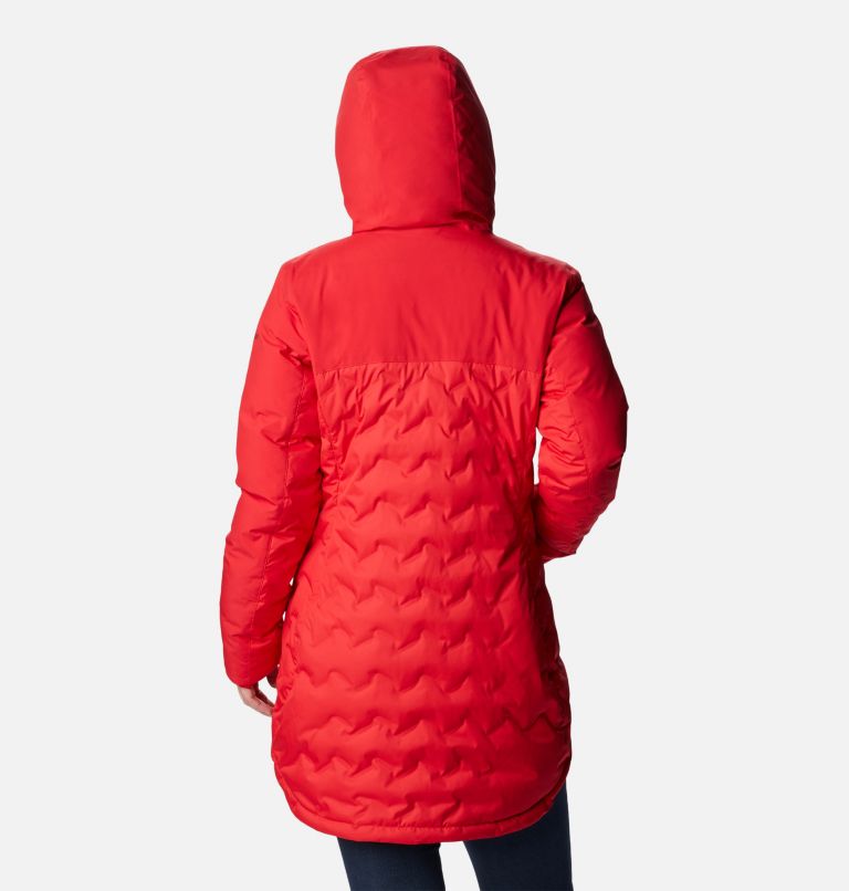 Thumbnail: Women's Mountain Croo II Mid Down Jacket, Color: Red Lily, image 2