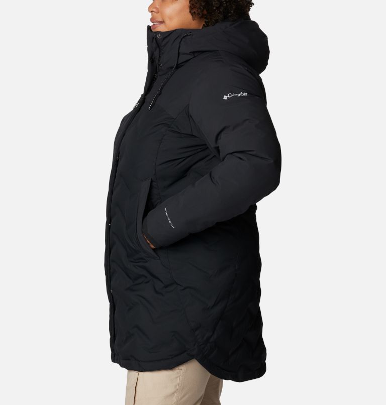 Women's Mountain Croo II Mid Down Jacket - Plus Size, Color: Black, image 3