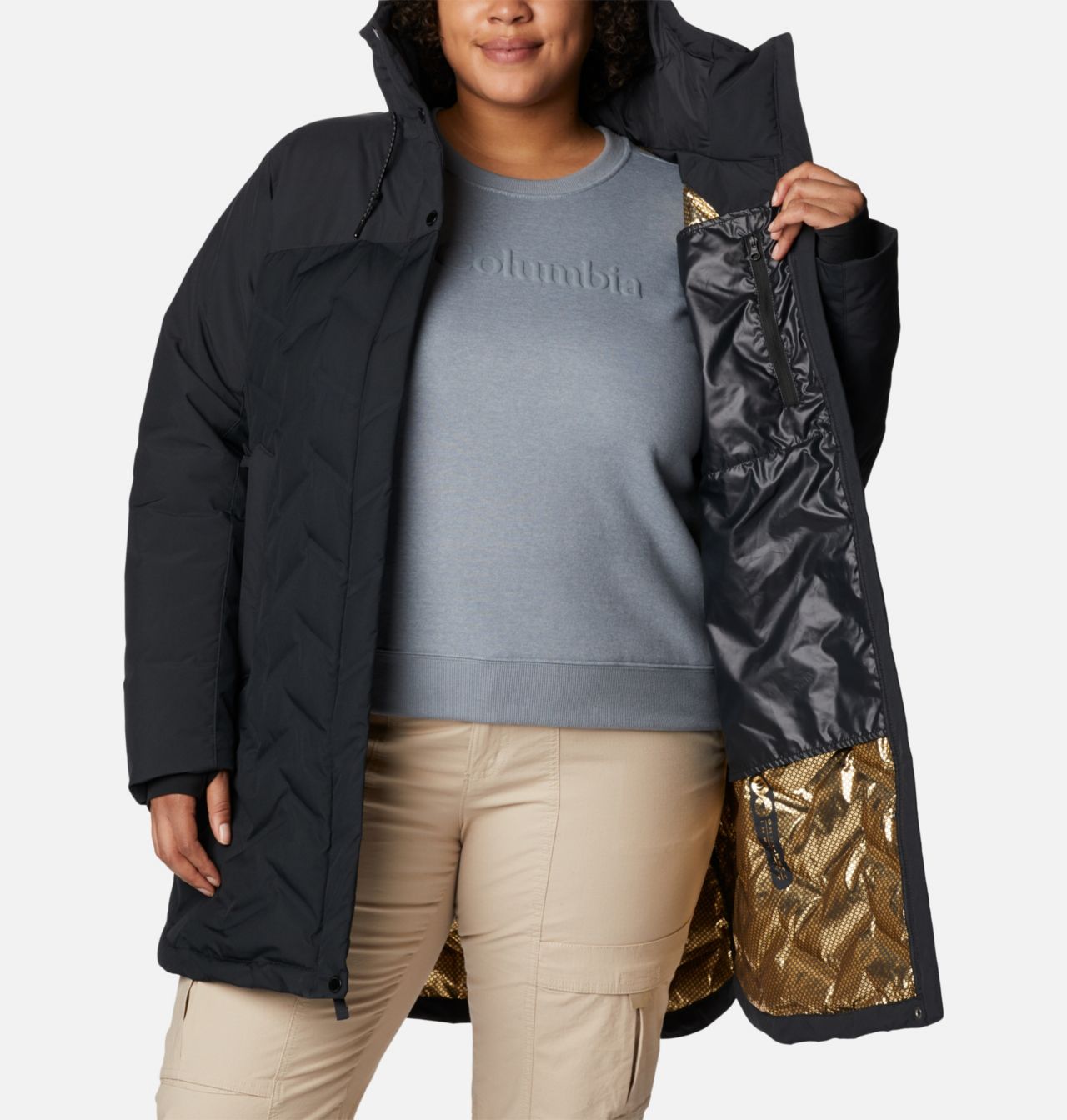Manteau mi-long Mountain Croo™ II Femme – Grande taille 5