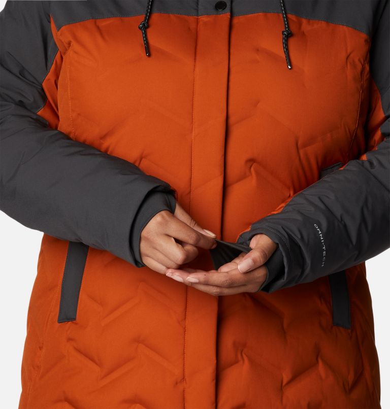 Manteau mi-long Mountain Croo II Femme – Grande taille, Color: Shark, Warm Copper, image 7