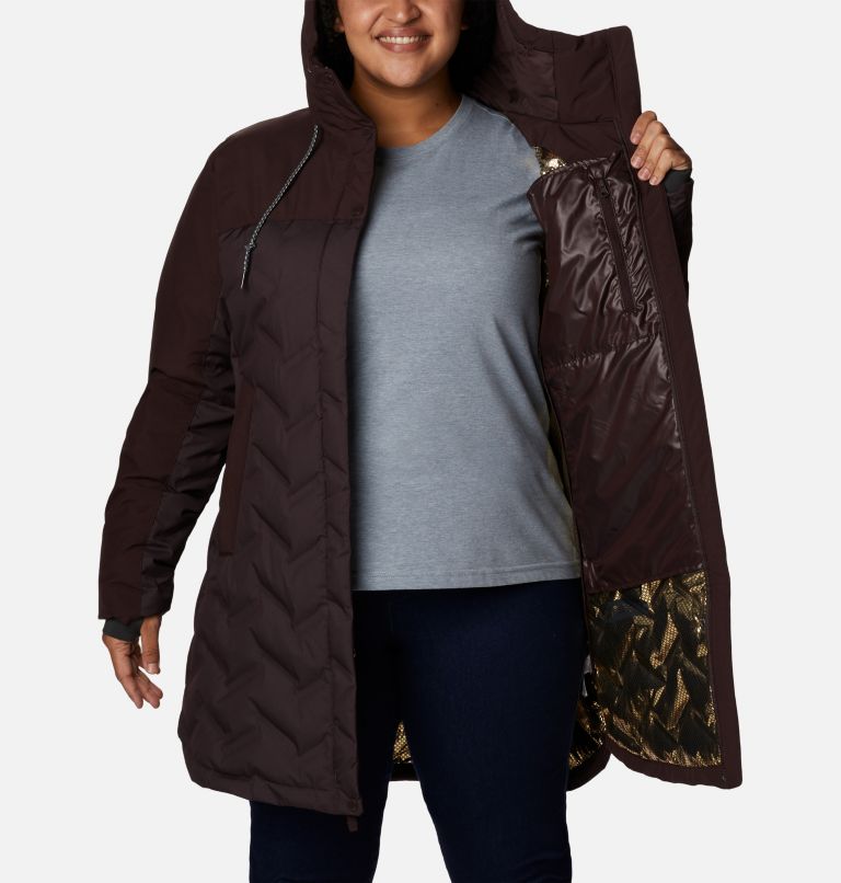 Thumbnail: Women's Mountain Croo II Mid Down Jacket - Plus Size, Color: New Cinder, image 5