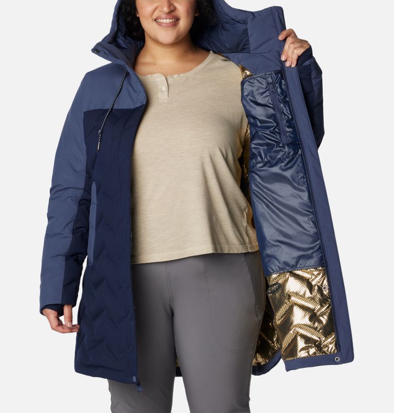 Manteau mi-long Mountain Croo II Femme – Grande taille, Color: Dark Nocturnal, Nocturnal, image 5