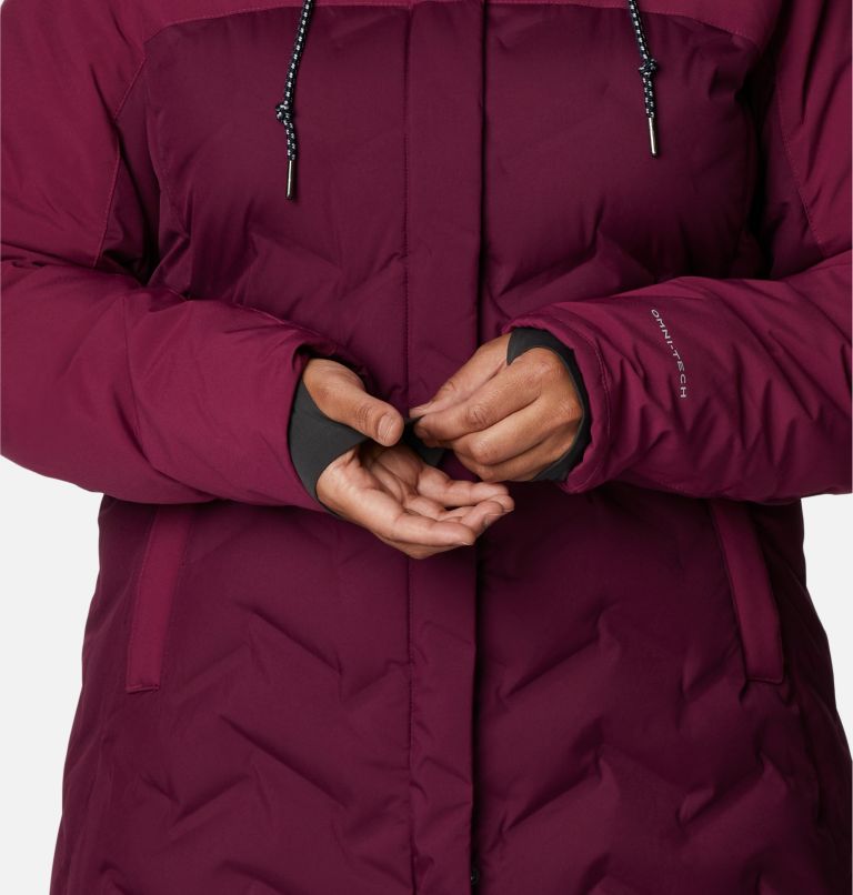 Thumbnail: Women's Mountain Croo II Mid Down Jacket - Plus Size, Color: Marionberry, image 7