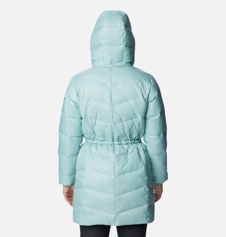 Icy Heights II Down Mid Jacket | 321 | M, Color: Aqua Haze Gunmetal, image 2