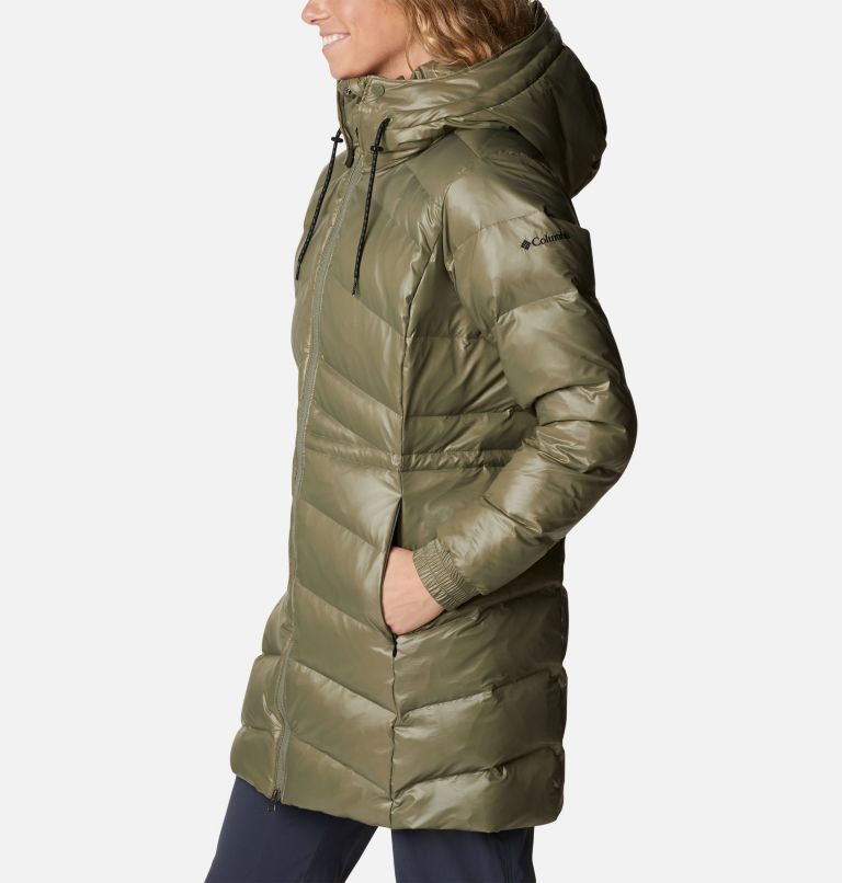 Columbia Sportswear Womens Hellfire Mid Down Jacket Tradewinds Grey Medium  >>> Be sure to …