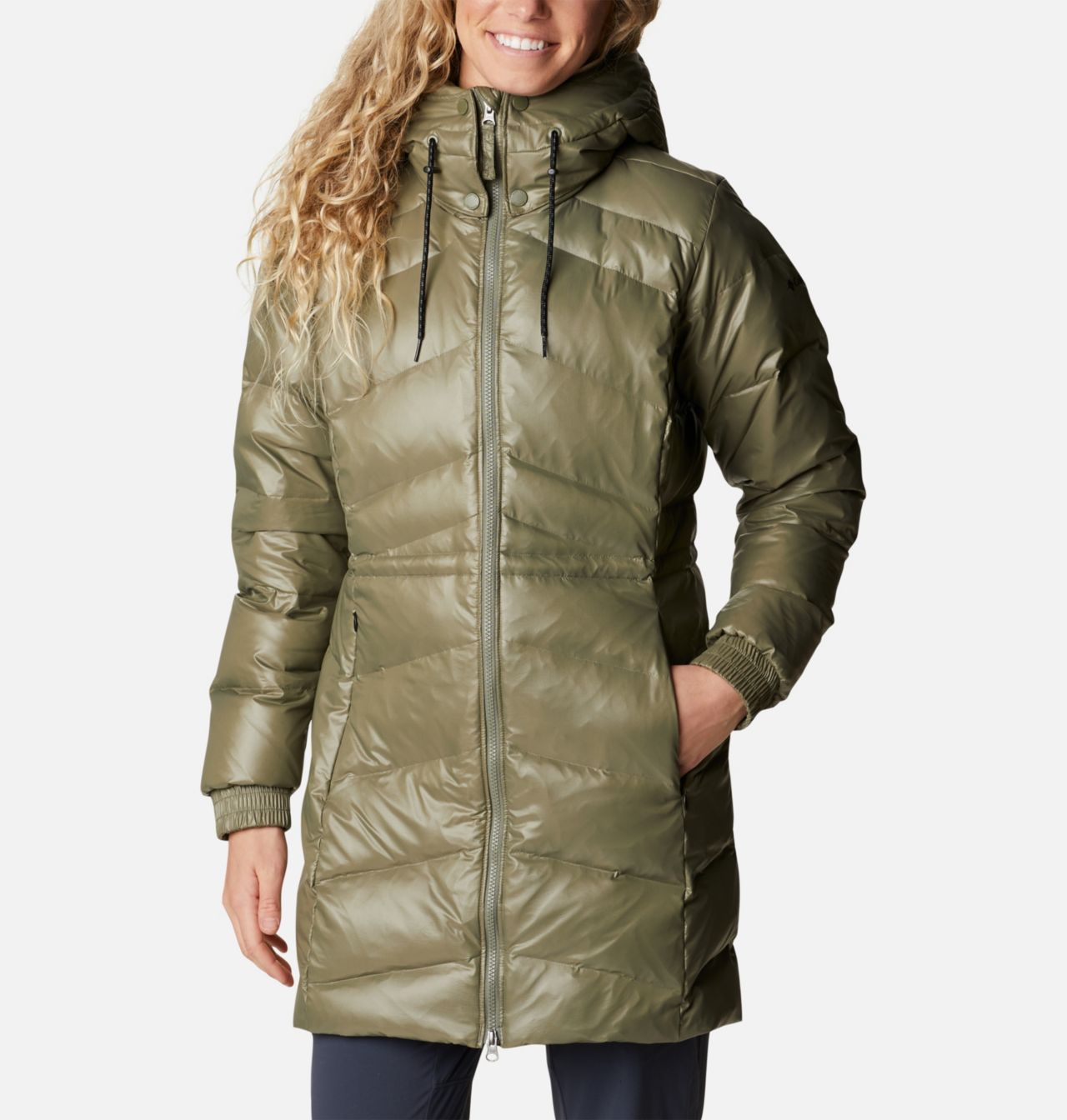 Women's Icy Heights™ II Down Mid Jacket 1