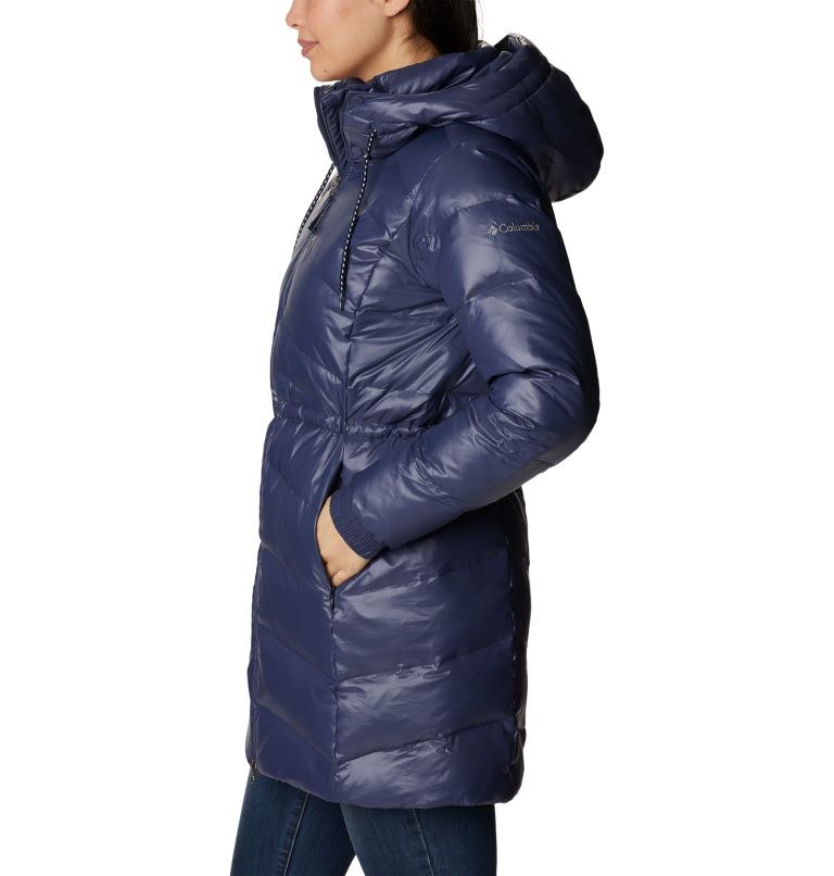 Women's Icy Heights II Down Mid Jacket, Color: Nocturnal Gunmetal, image 3