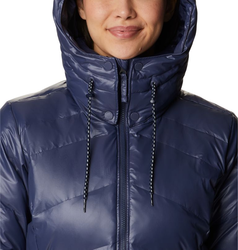 Women's Icy Heights II Down Mid Jacket, Color: Nocturnal Gunmetal, image 4
