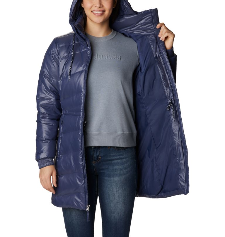 Thumbnail: Women's Icy Heights II Down Mid Jacket, Color: Nocturnal Gunmetal, image 5