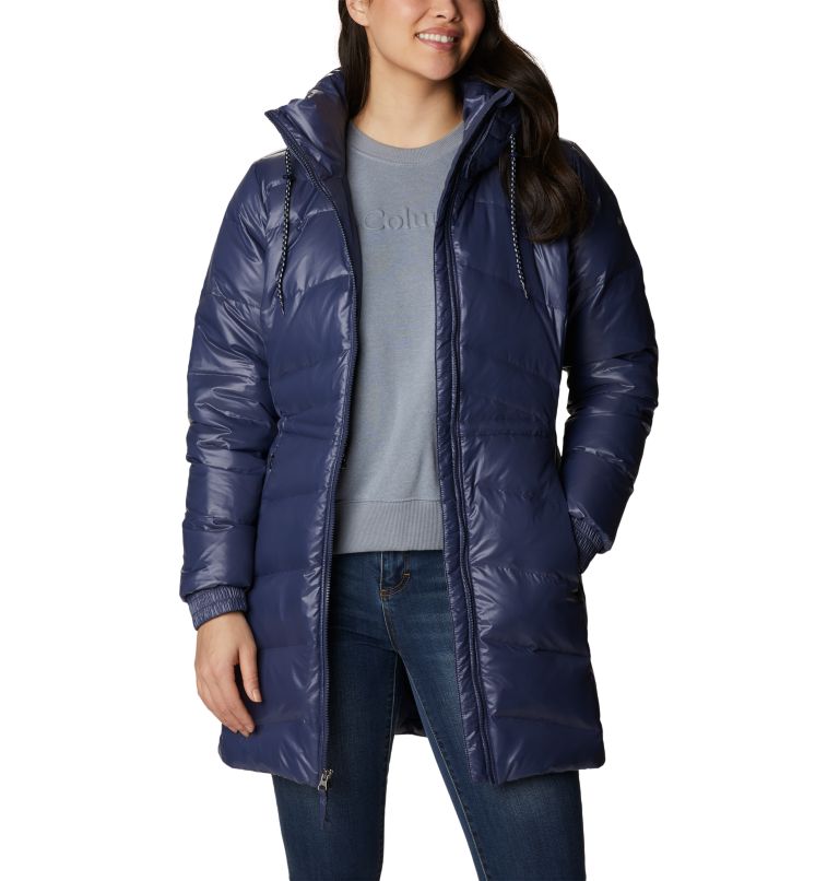 Thumbnail: Women's Icy Heights II Down Mid Jacket, Color: Nocturnal Gunmetal, image 8