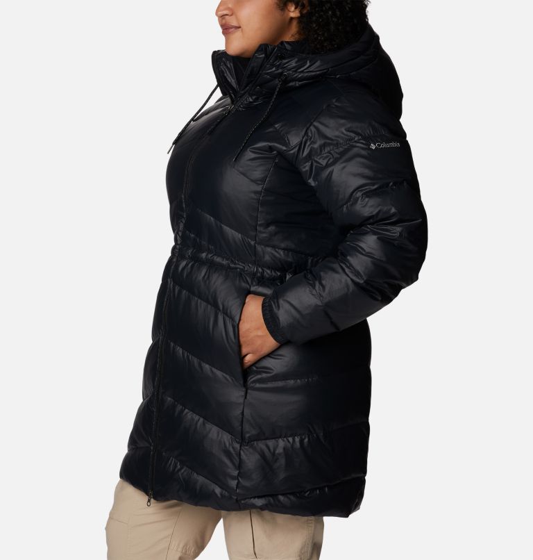 Manteau mi-long Icy Heights II Femme – Grande taille, Color: Black Gunmetal, image 3