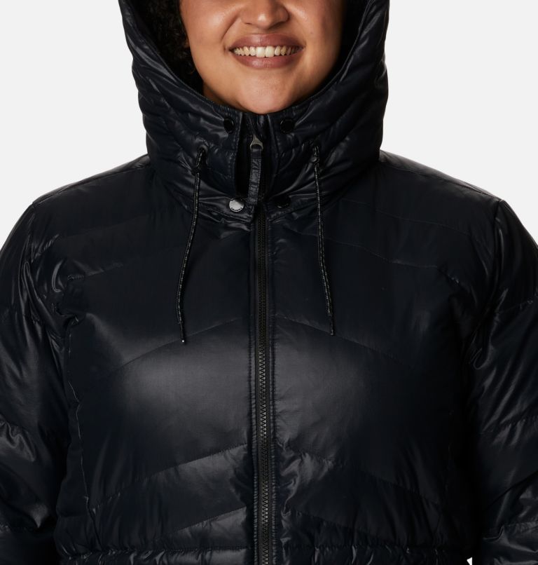 Manteau mi-long Icy Heights II Femme – Grande taille, Color: Black Gunmetal, image 4