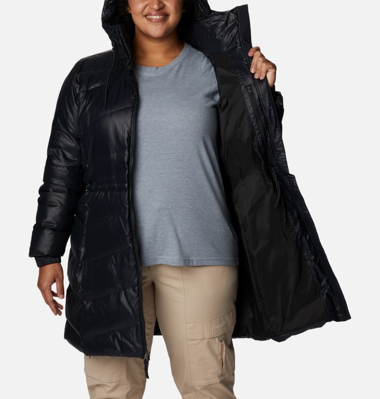 Manteau mi-long Icy Heights II Femme – Grande taille, Color: Black Gunmetal, image 5