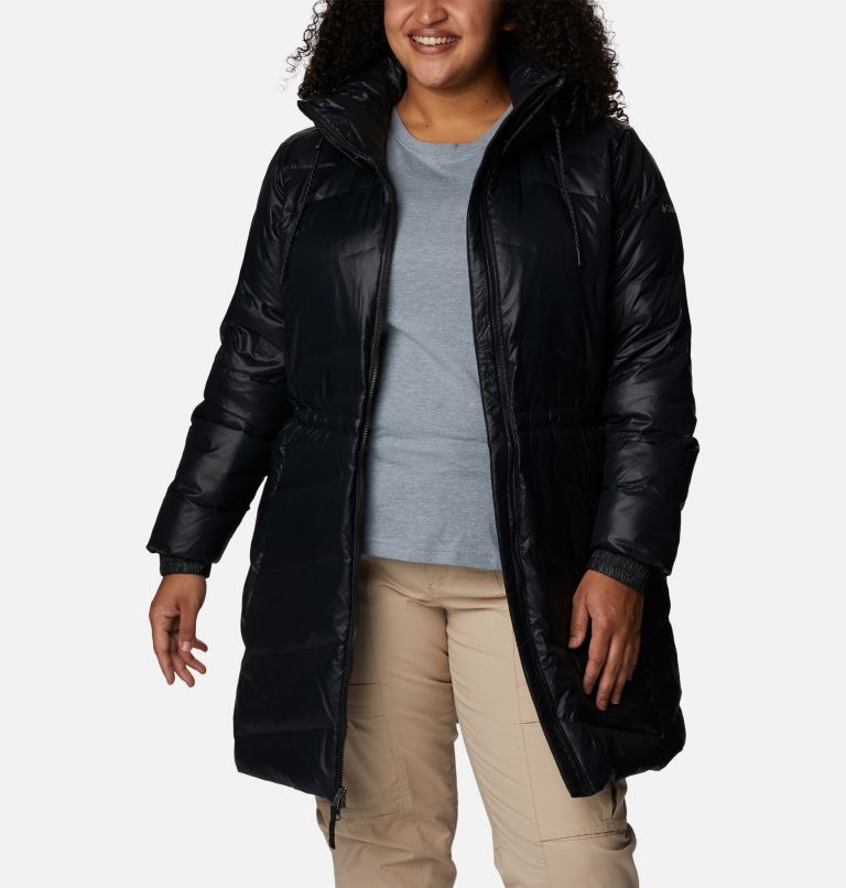 Manteau mi-long Icy Heights II Femme – Grande taille, Color: Black Gunmetal, image 8