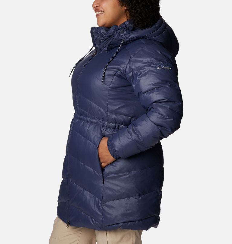 Thumbnail: Women's Icy Heights II Down Mid Jacket - Plus Size, Color: Nocturnal Gunmetal, image 3