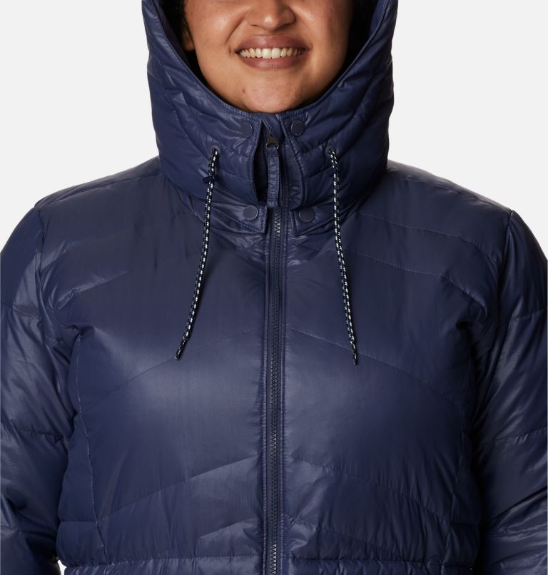 Women's Icy Heights II Down Mid Jacket - Plus Size, Color: Nocturnal Gunmetal, image 4
