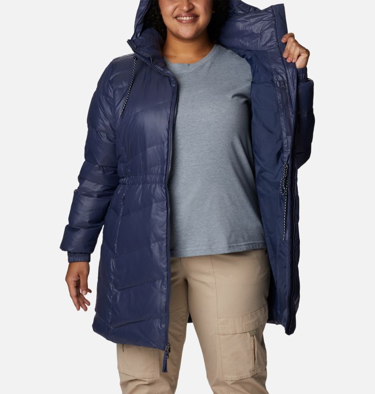 Women's Icy Heights II Down Mid Jacket - Plus Size, Color: Nocturnal Gunmetal, image 5