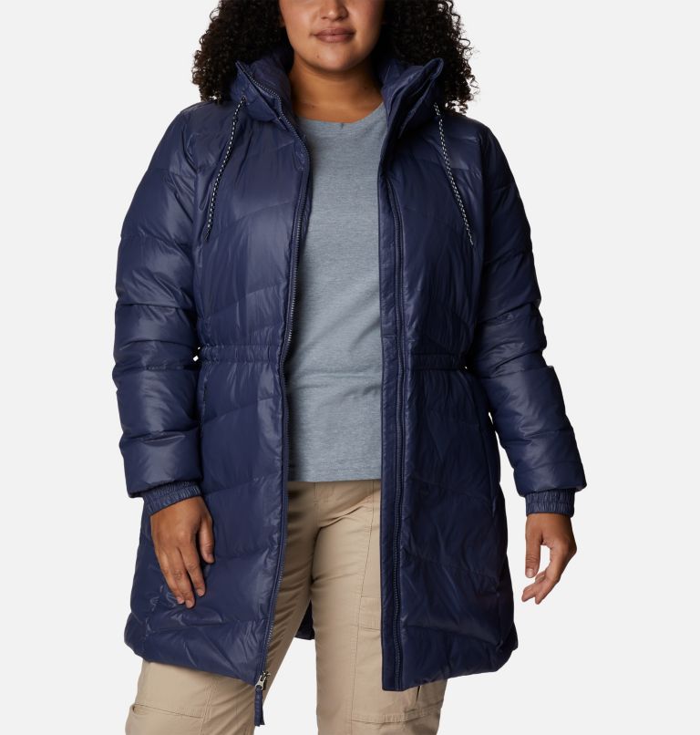 Women's Icy Heights II Down Mid Jacket - Plus Size, Color: Nocturnal Gunmetal, image 8
