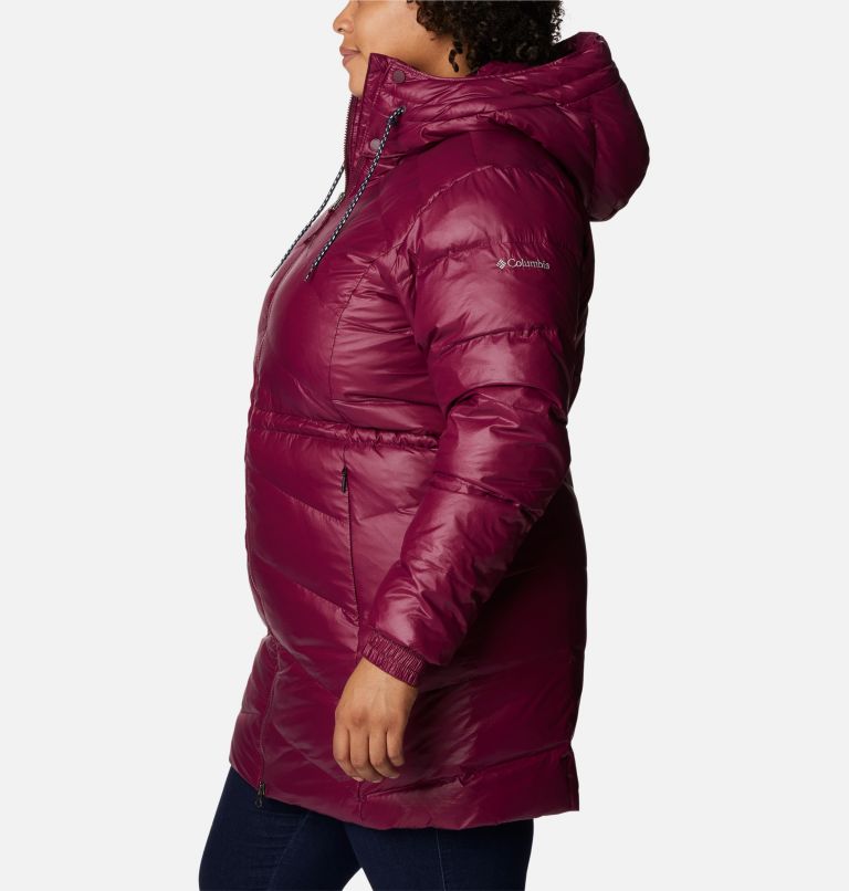 Women's Icy Heights II Down Mid Jacket - Plus Size, Color: Marionberry Gunmetal, image 3