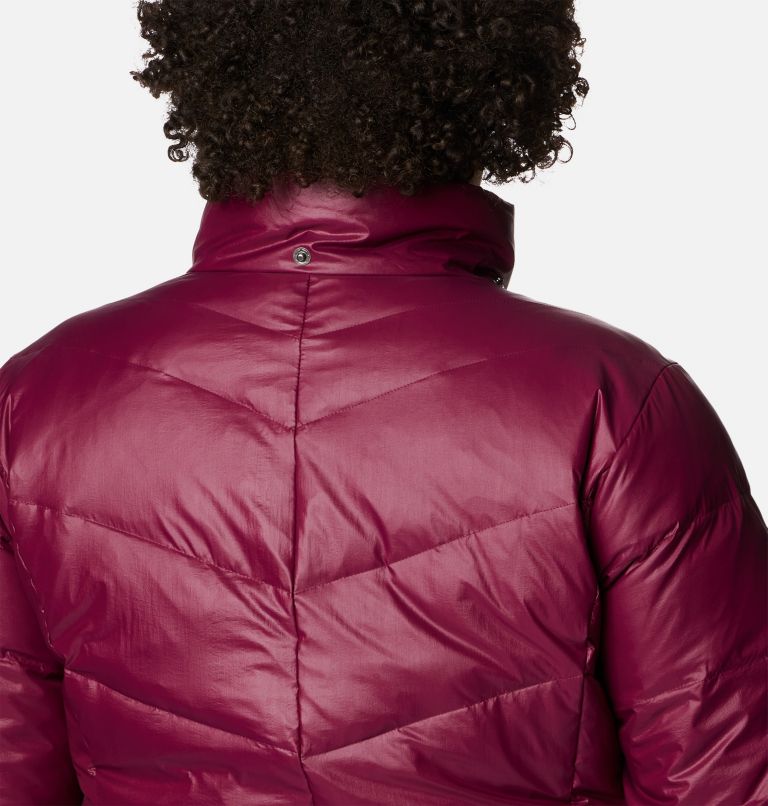 Women's Icy Heights II Down Mid Jacket - Plus Size, Color: Marionberry Gunmetal, image 7