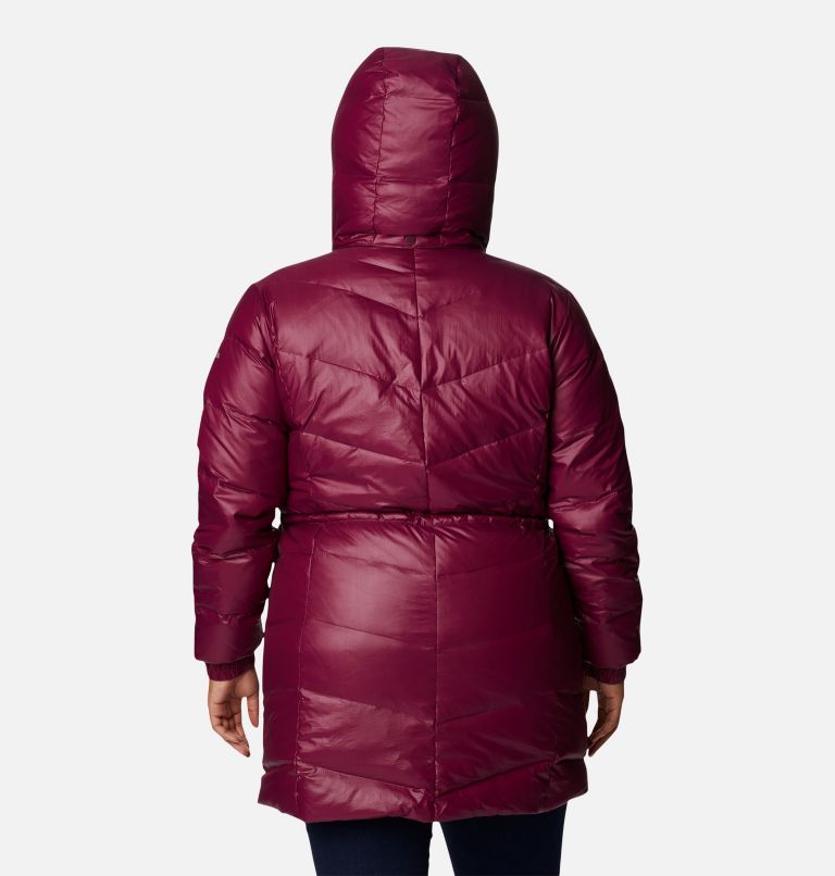 Women's Icy Heights II Down Mid Jacket - Plus Size, Color: Marionberry Gunmetal, image 2