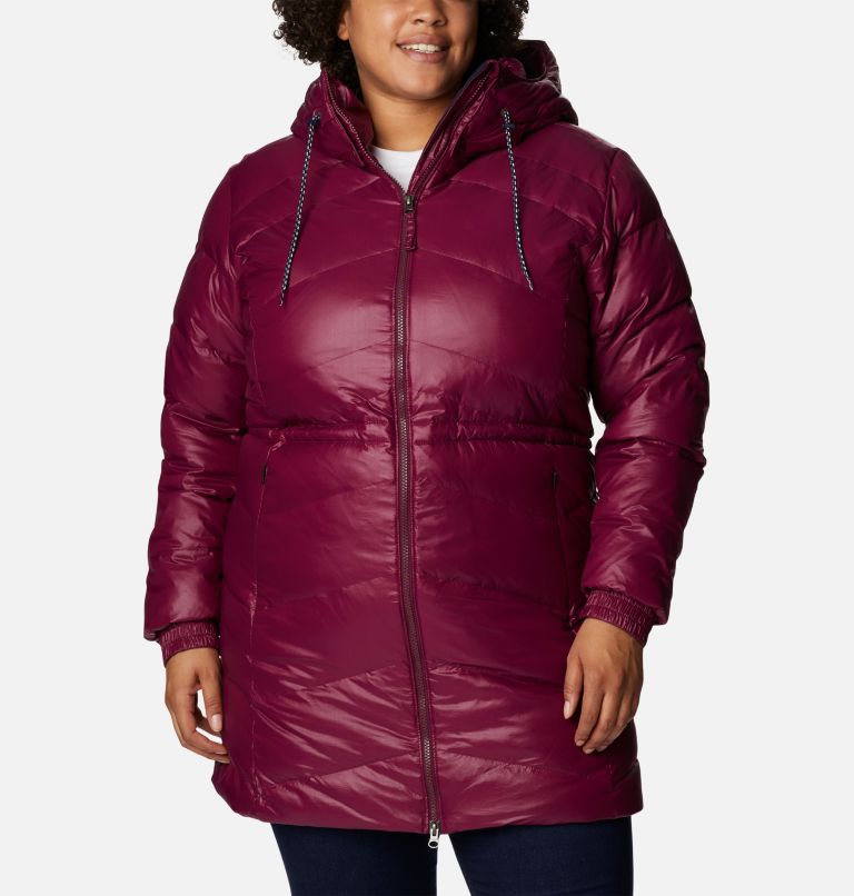 Women's Icy Heights II Down Mid Jacket - Plus Size, Color: Marionberry Gunmetal, image 1