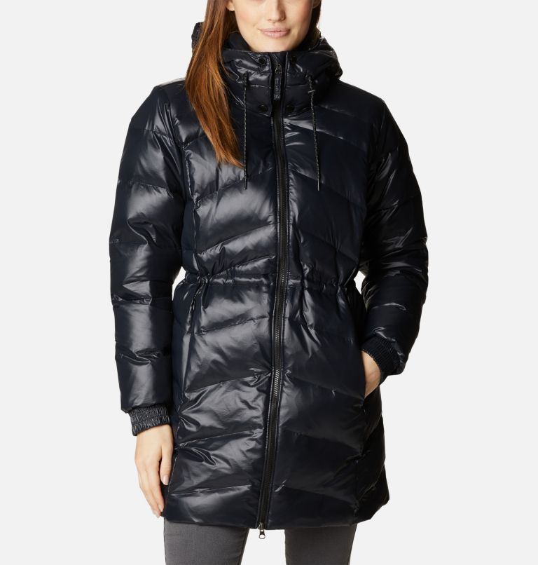 Women s Icy Heights II Hooded Down Mid Jacket