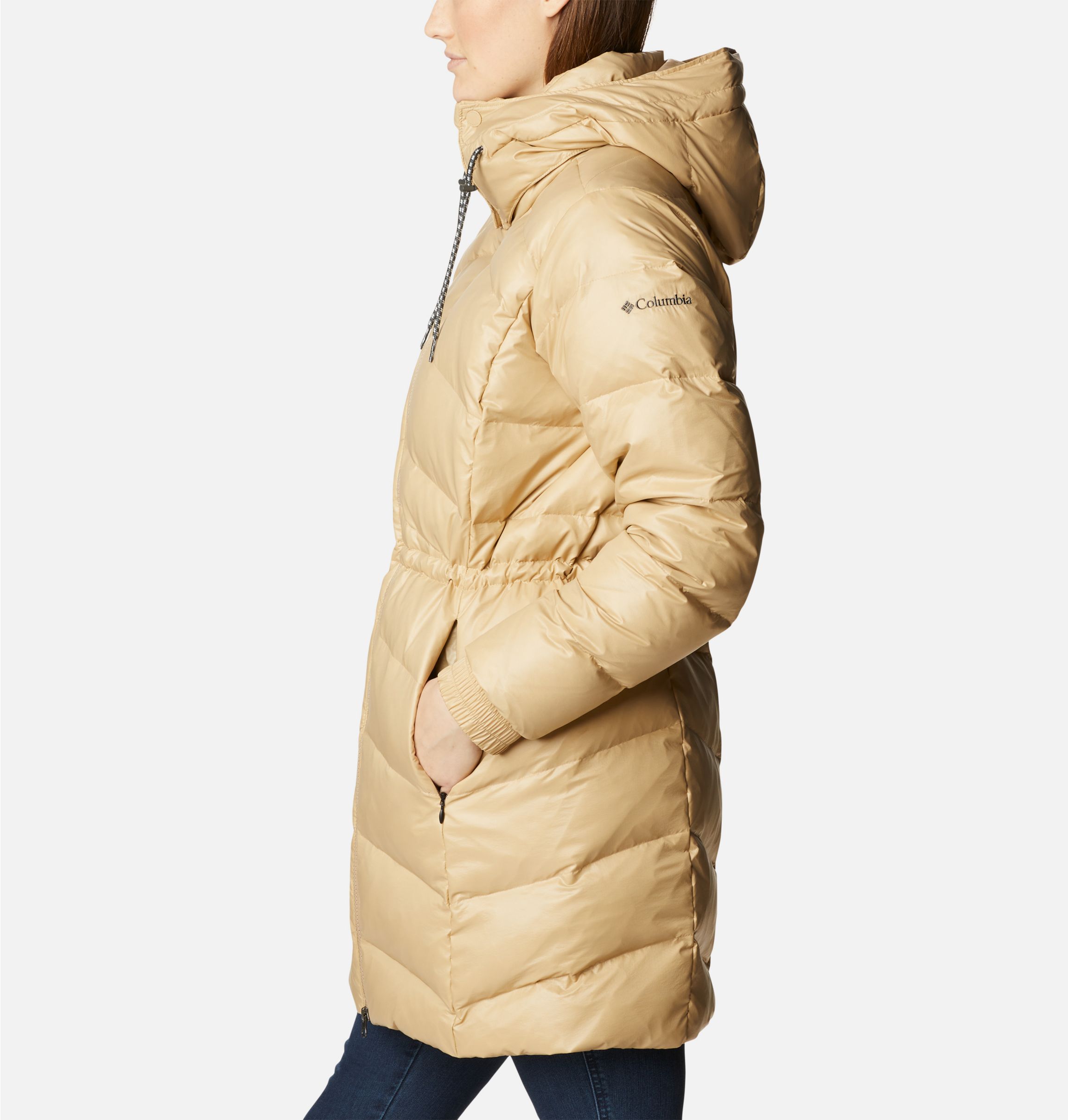 Women s Icy Heights II Hooded Down Mid Jacket