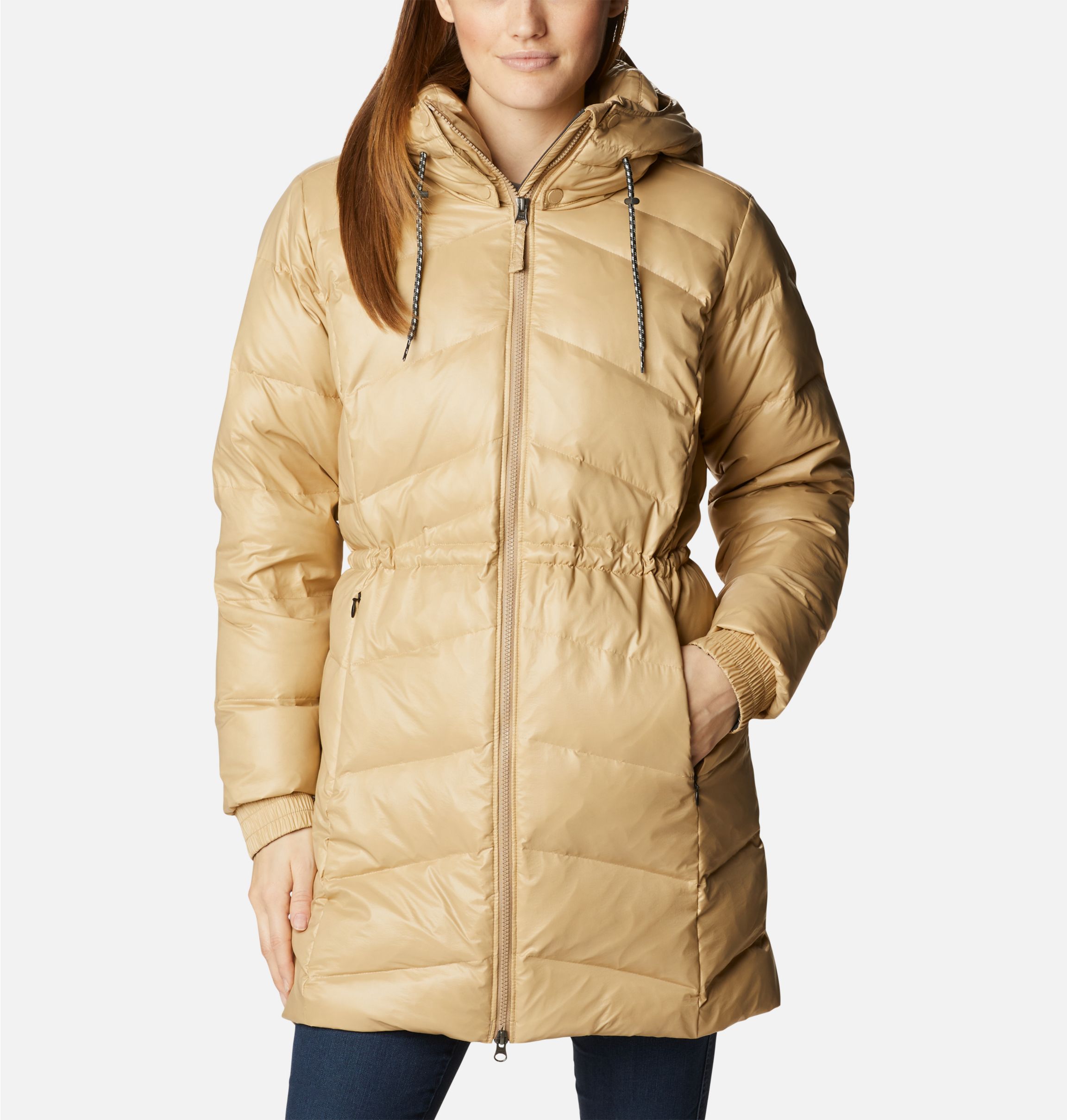 Women s Icy Heights II Hooded Down Mid Jacket