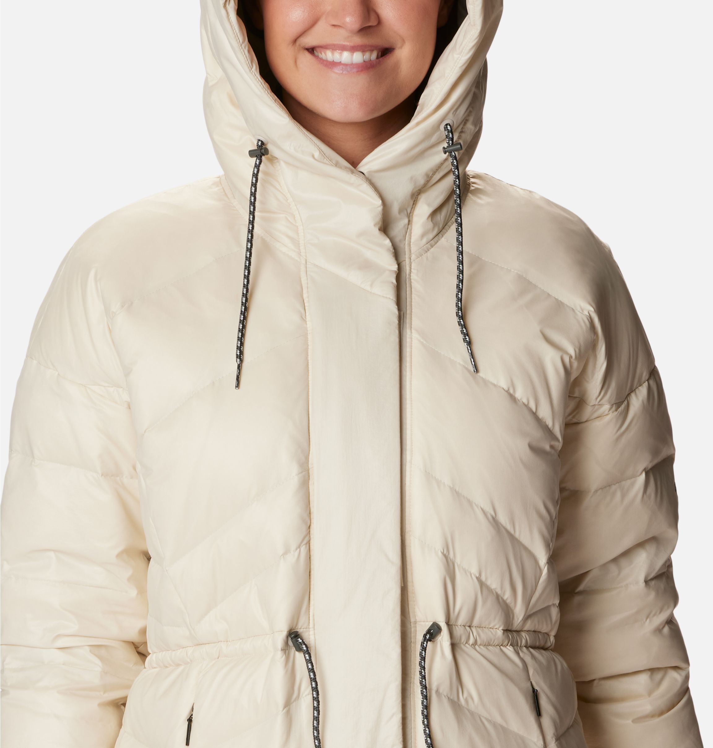 Columbia icy heights quilted hooded water resistant store heavyweight puffer jacket