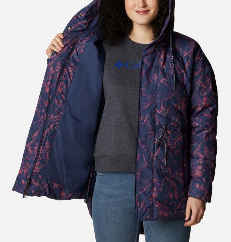 Thumbnail: Women's Icy Heights II Down Novelty Jacket, Color: Nocturnal Herringtons Print, image 5