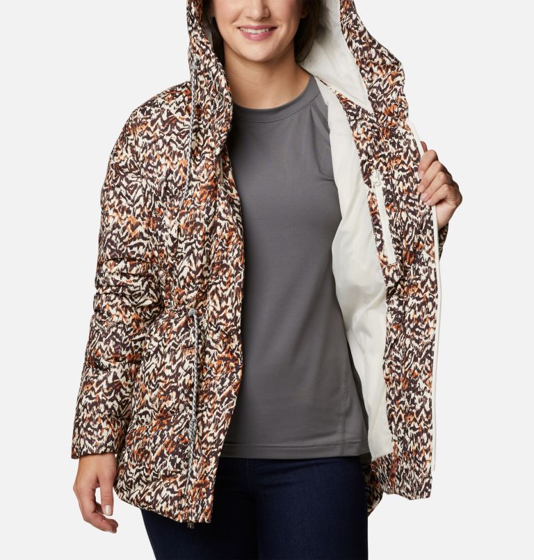 Manteau Icy Heights II Novelty Femme, Color: Warm Copper Terrain Print, image 5