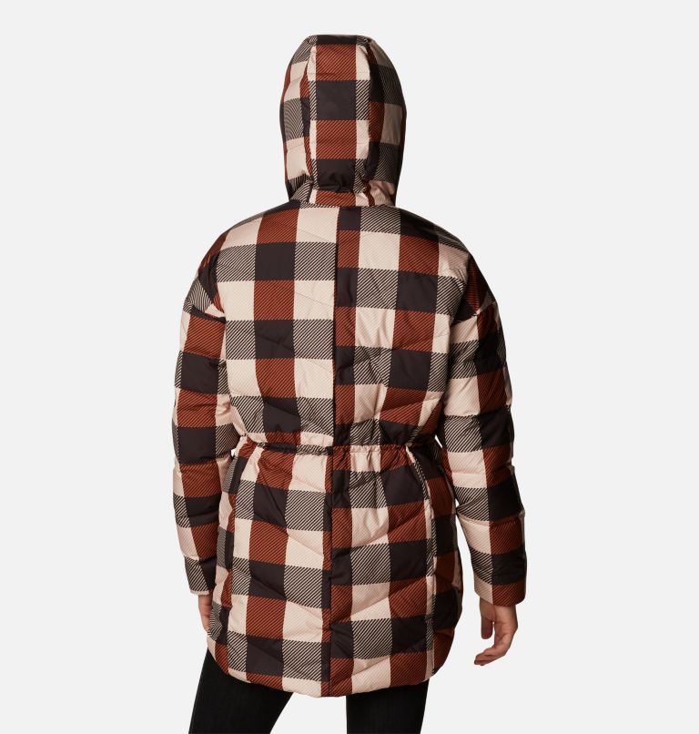 Thumbnail: Women's Icy Heights II Down Novelty Jacket, Color: Warm Copper Check Multi, image 2
