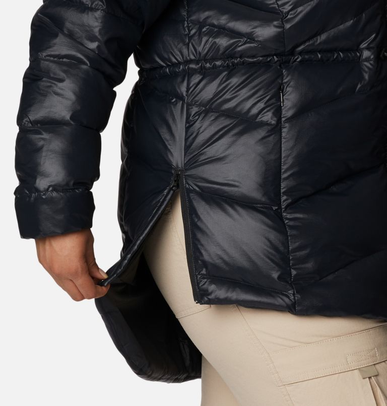 Women's Icy Heights II Down Novelty Jacket - Plus Size, Color: Black Gunmetal, image 6