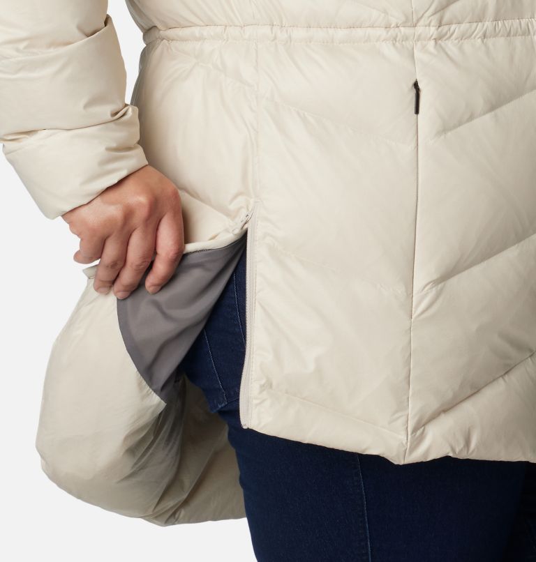 Thumbnail: Women's Icy Heights II Down Novelty Jacket - Plus Size, Color: Dark Stone Gunmetal, image 6