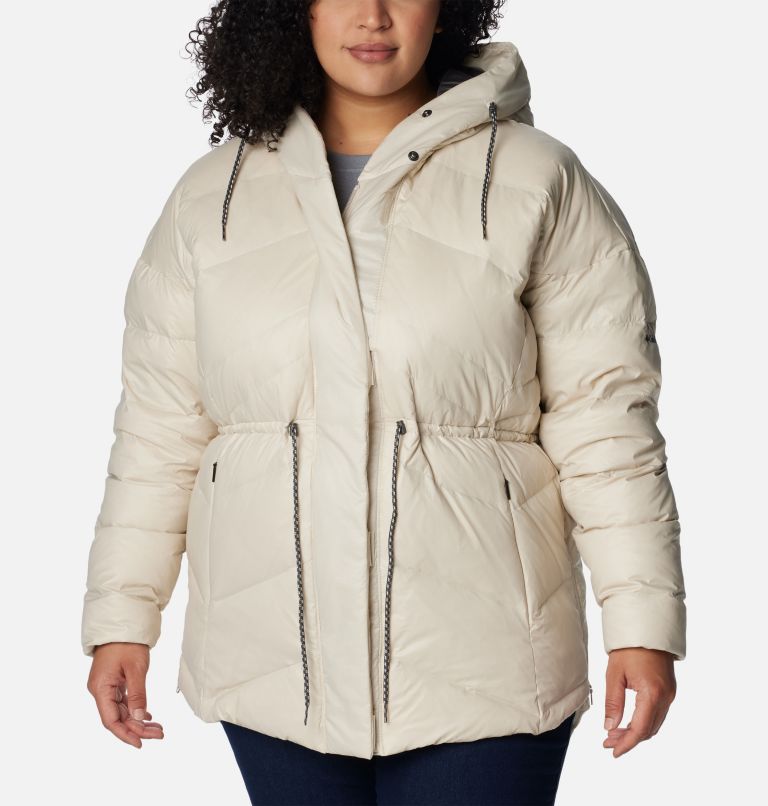 Thumbnail: Women's Icy Heights II Down Novelty Jacket - Plus Size, Color: Dark Stone Gunmetal, image 1