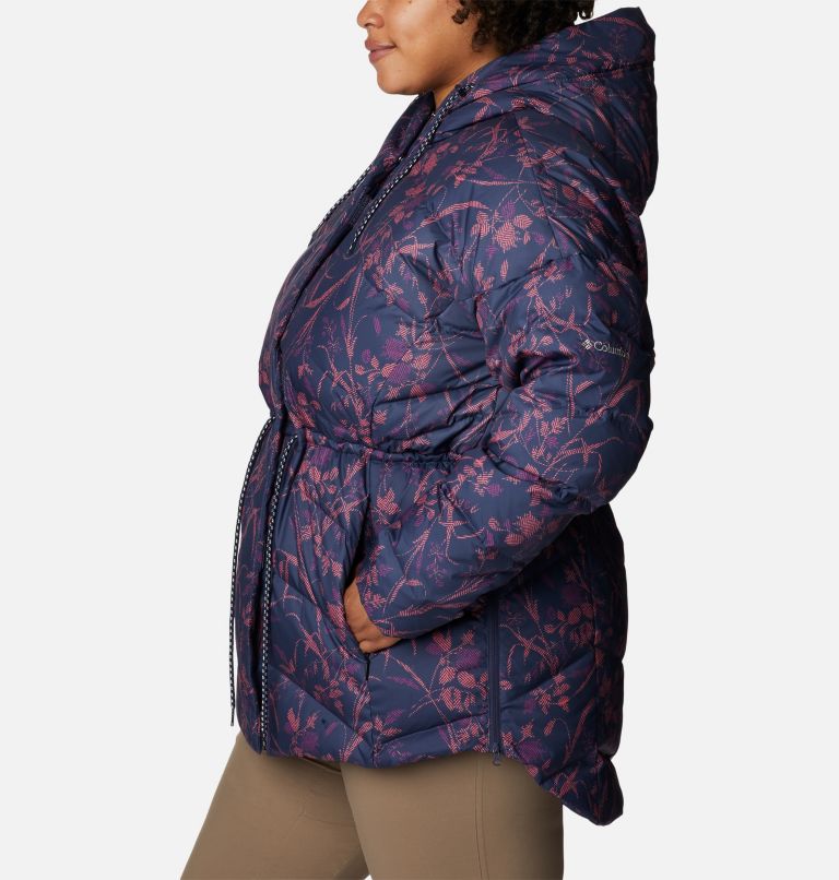 Women's Icy Heights II Down Novelty Jacket - Plus Size, Color: Nocturnal Herringtons Print, image 3