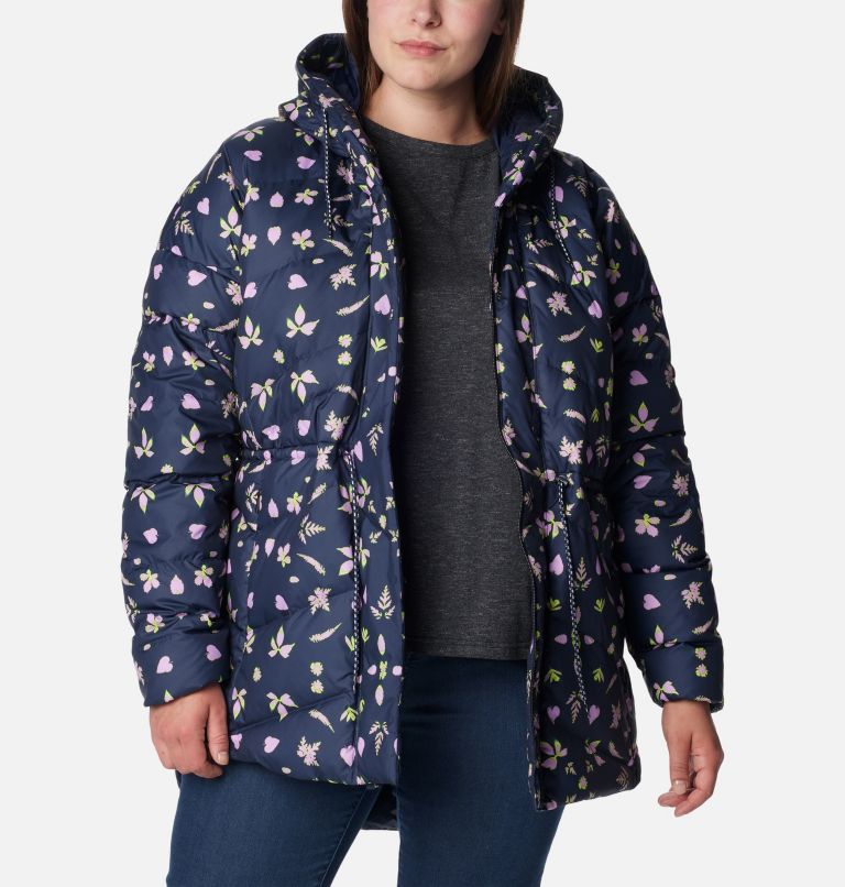 Women's columbia icy heights hooded down puffer outlet jacket