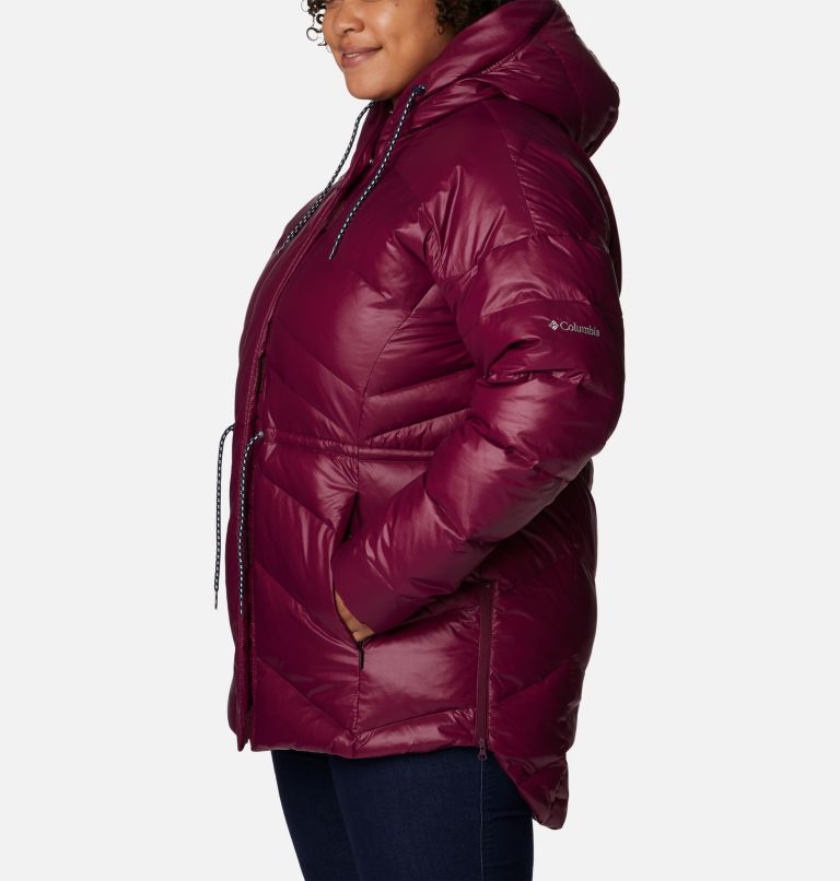 Women's Icy Heights II Down Novelty Jacket - Plus Size, Color: Marionberry Gunmetal, image 3