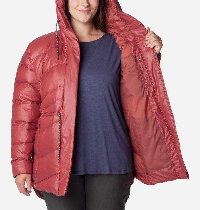 Women's Icy Heights II Down Novelty Jacket - Plus Size, Color: Beetroot Gunmetal, image 5