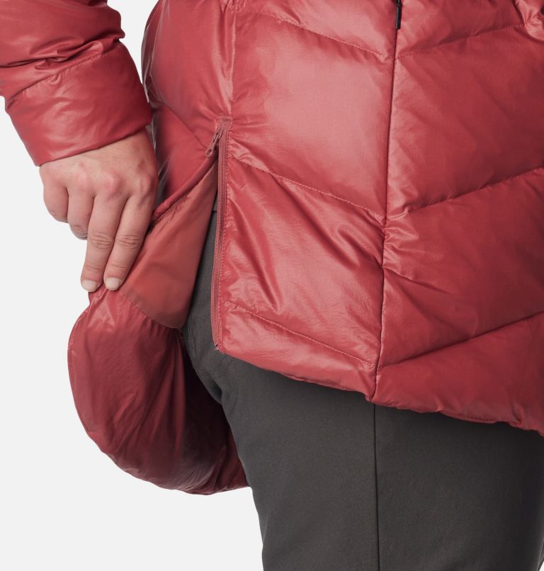 Women's Icy Heights II Down Novelty Jacket - Plus Size, Color: Beetroot Gunmetal, image 6