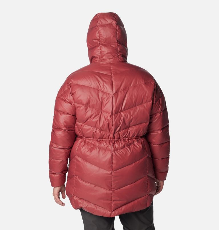 Women's Icy Heights II Down Novelty Jacket - Plus Size, Color: Beetroot Gunmetal, image 2