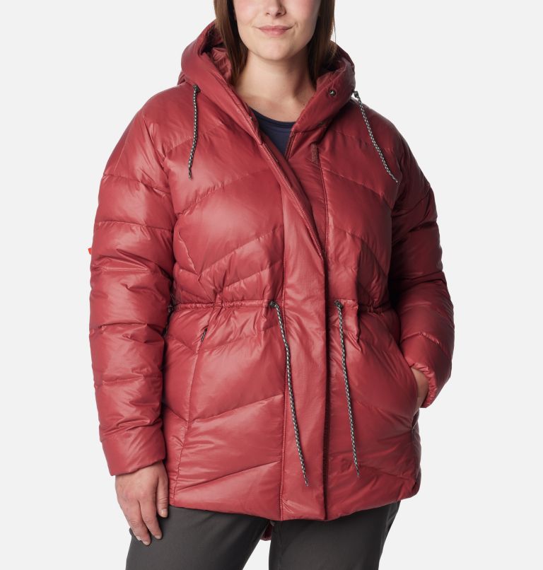 Women's Icy Heights II Down Novelty Jacket - Plus Size, Color: Beetroot Gunmetal, image 1