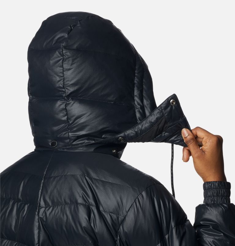 Women's Icy Heights II Down Jacket, Color: Black Gunmetal, image 6