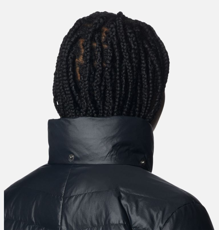 Women's Icy Heights II Down Jacket, Color: Black Gunmetal, image 7