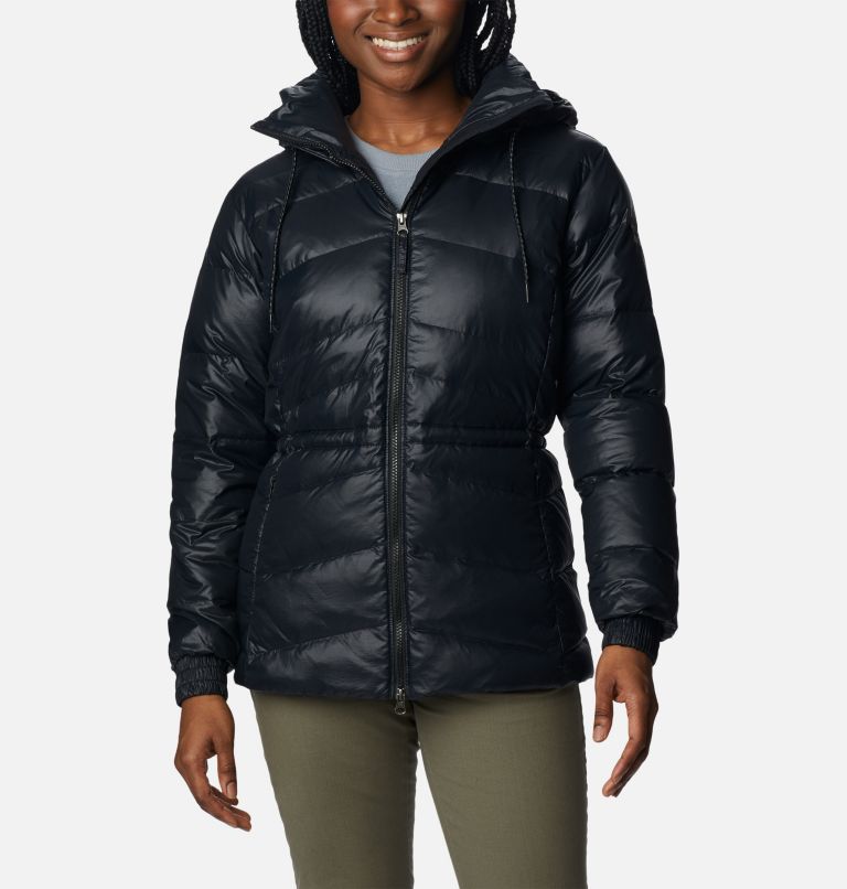 Women's columbia icy heights hotsell hooded down puffer jacket